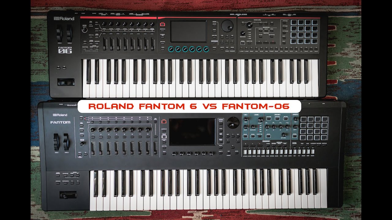Roland Fantom 6 vs Roland Fantom 06 - Tastieristi.it