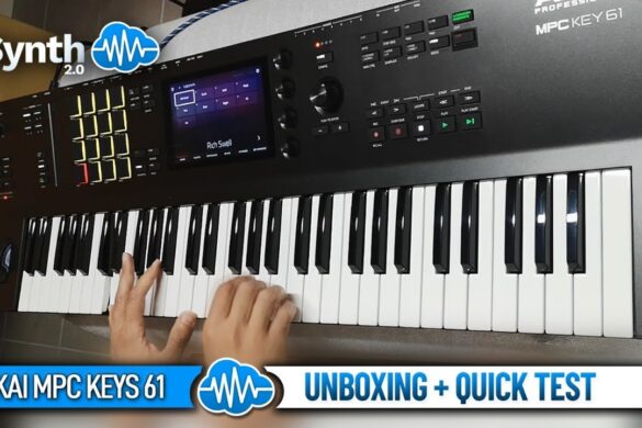Akai MPC Key 61 – Unboxing + quick test
