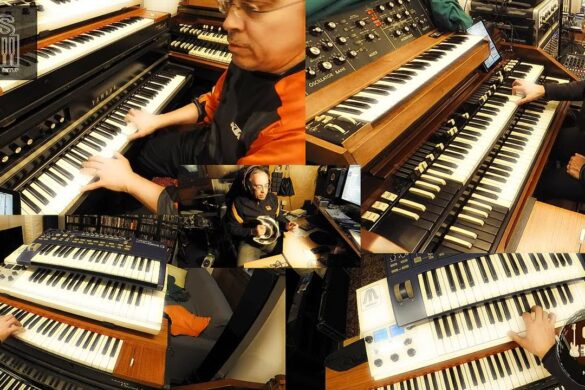 XMAS video Making Of – Keyboards-in-progress