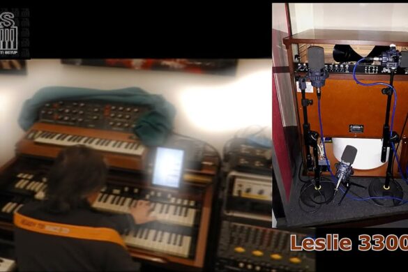 Hammond C3 – Speakeasy AMA 122 – Leslie 3300W – test to evaluate the sound dynamics