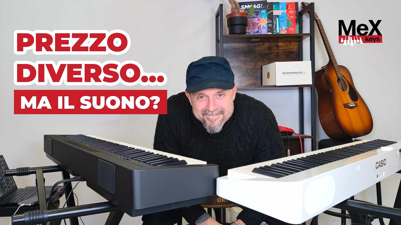 Yamaha P-145 e Casio PX-S1100 a confronto: due visioni del pianoforte digitale compatto