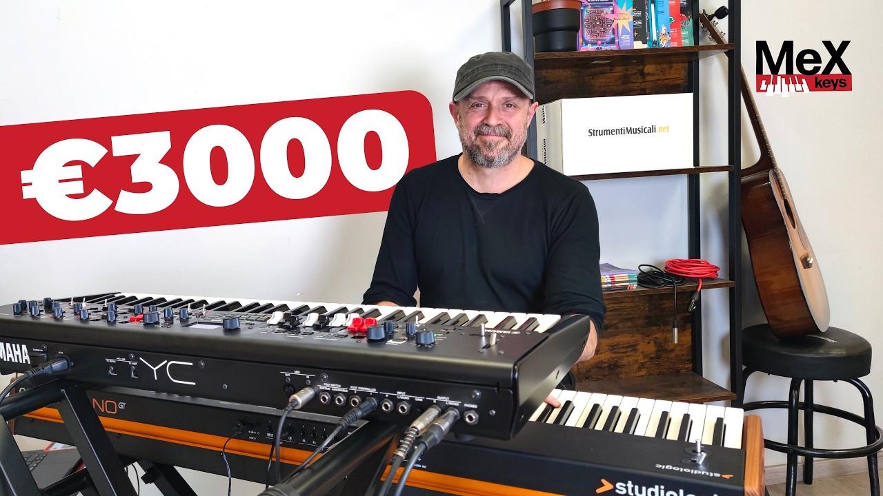 Yamaha YC61 e Studiologic Numa X Piano GT: il setup live definitivo tra organo vintage e pianoforte stage moderno