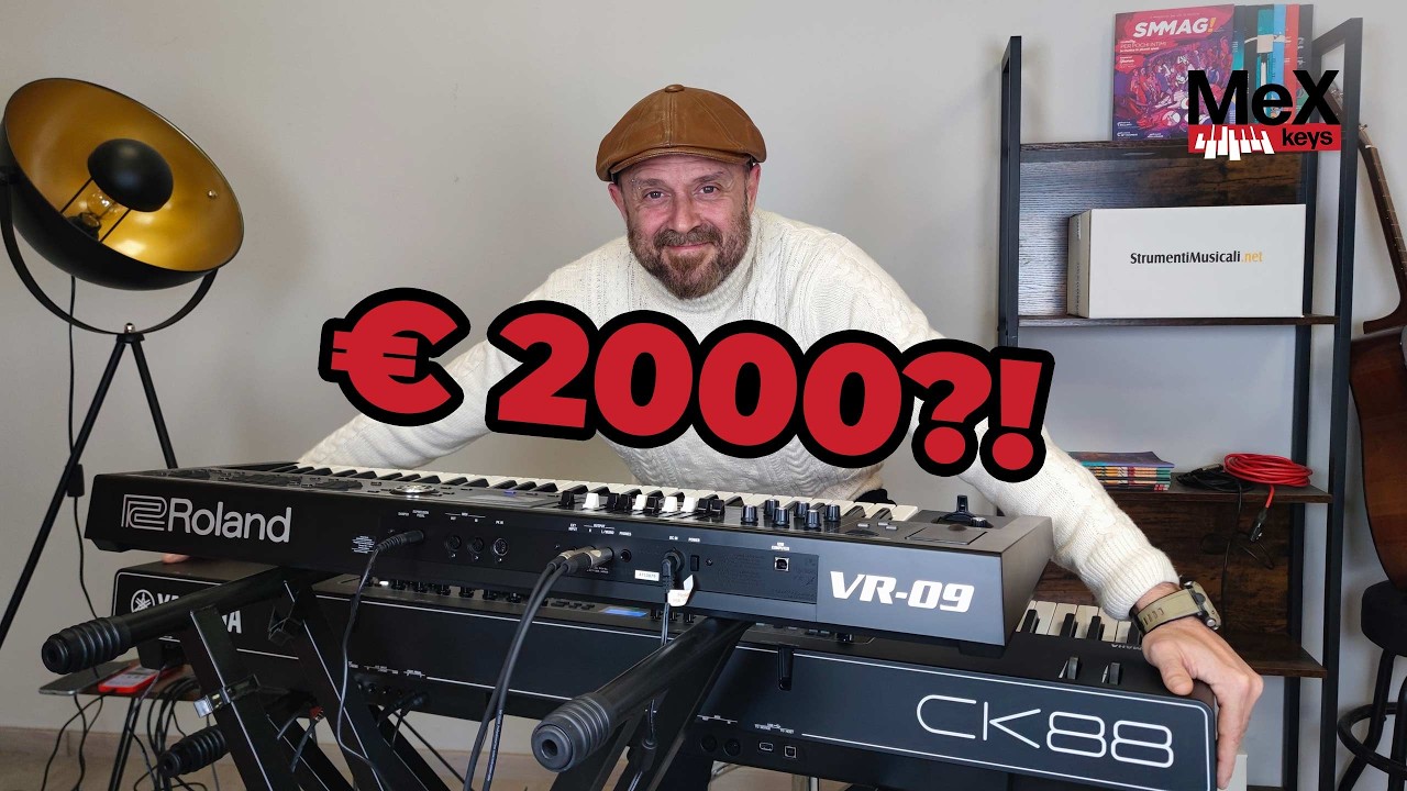 Roland VR-09-B e Yamaha CK: due tastiere ideali per un setup live versatile e leggero