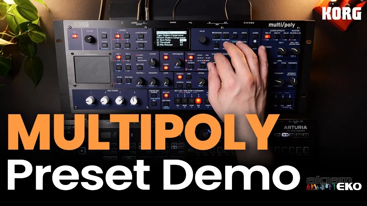 KORG multi/poly: il synth che porta l’eredità Mono/Poly nella nuova era digitale