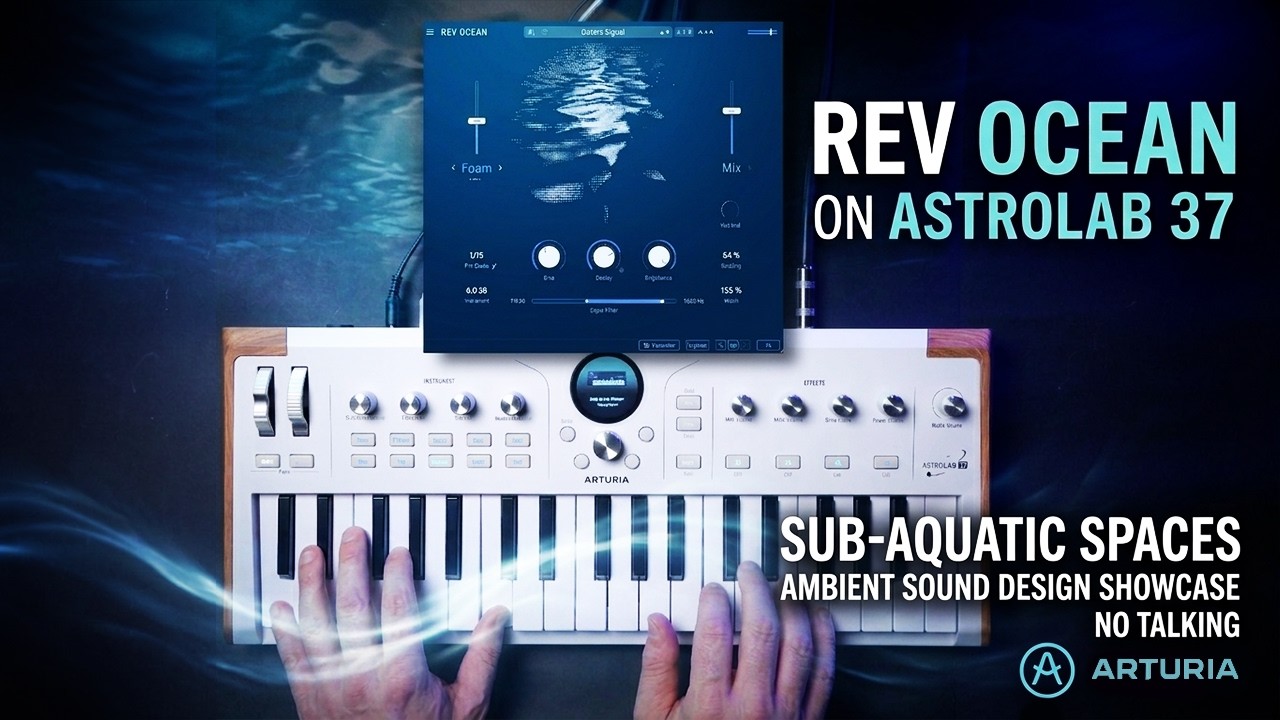 Arturia Rev Ocean: il riverbero creativo per ambienti immersivi e sound design moderno