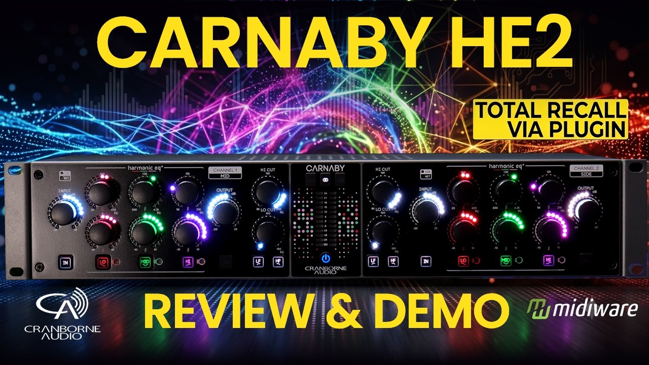 Cranborne Audio Carnaby HE2: l’equalizzatore analogico HarmonicEQ® che porta il mixing ibrido a un nuovo livello