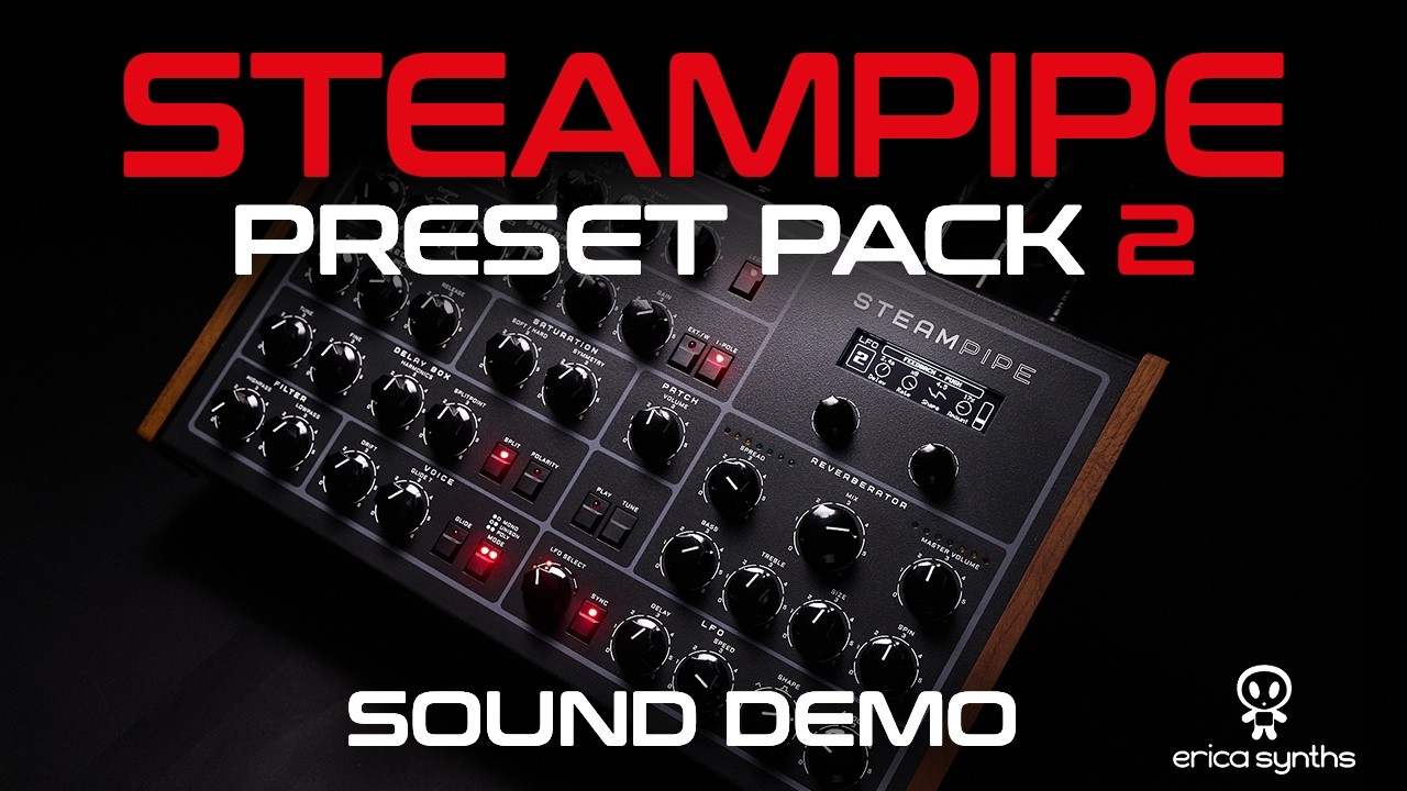 Erica Synths Steampipe: il sintetizzatore a modellazione fisica che reinventa gli strumenti a fiato