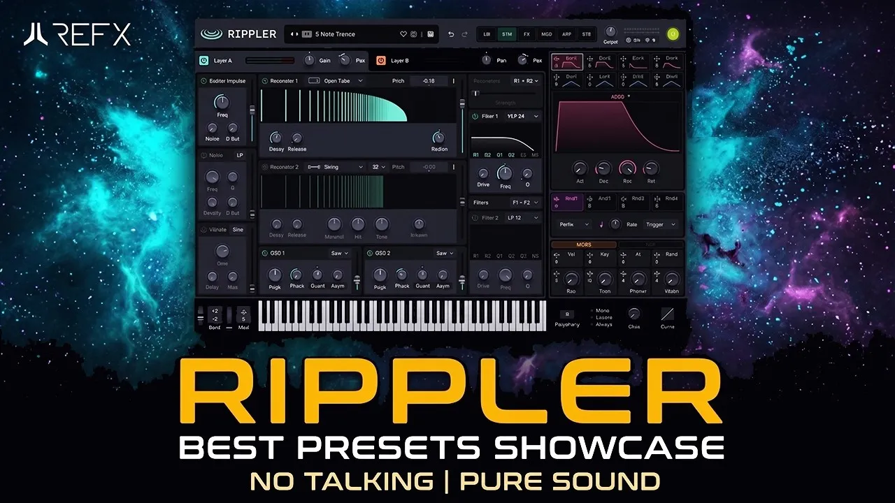ReFX Rippler: il sintetizzatore software che unisce sintesi modale e sottrattiva