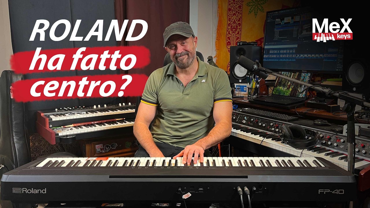 Roland FP-40: pianoforte digitale 88 tasti pesati per studio e live