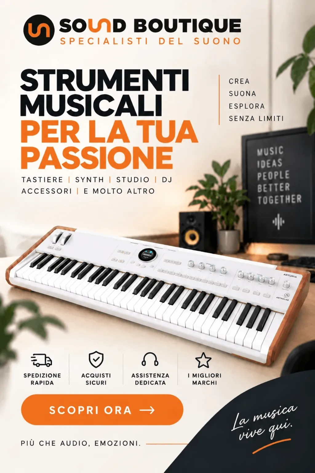 SoundBoutique - Strumenti musicali e sintetizzatori