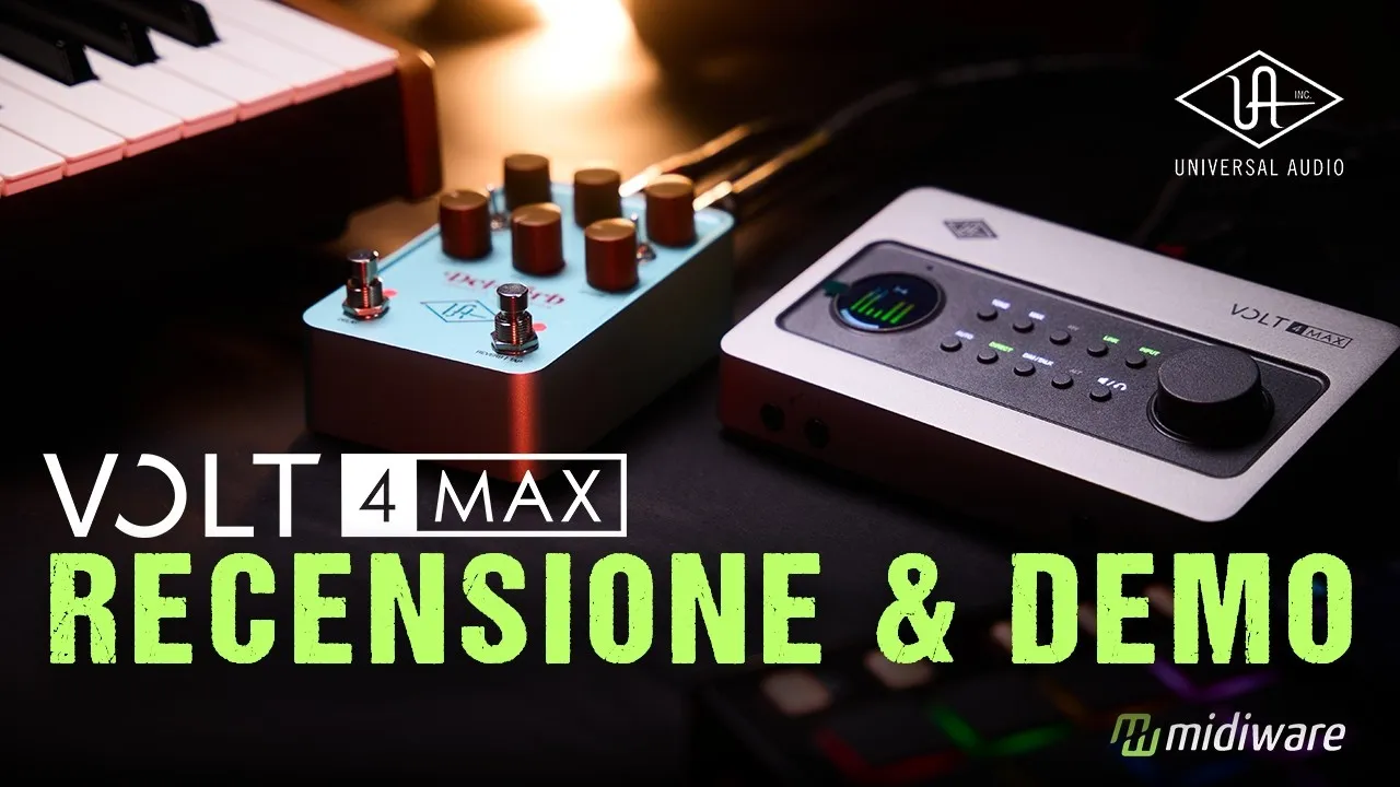 Universal Audio Volt 4 Max: La Rivoluzione Studio che Sta Conquistando Producer e Creator