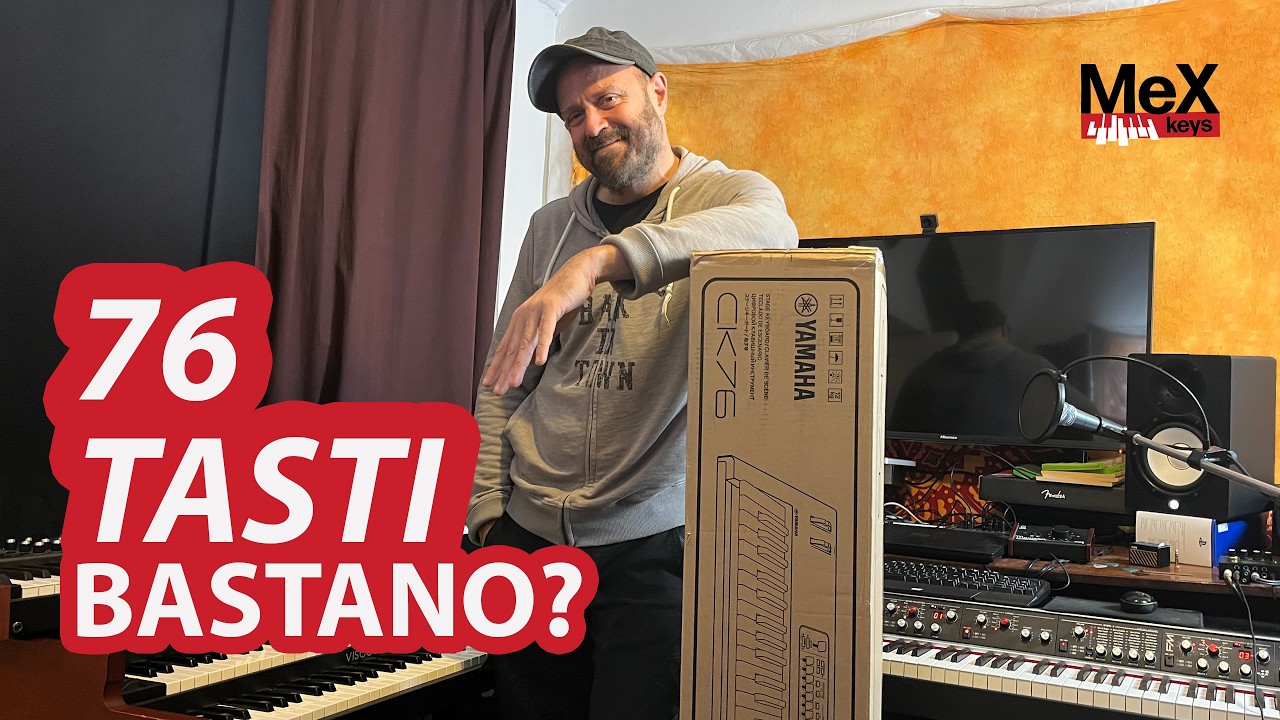 Yamaha CK-76: Il Pianoforte Stage Portatile a Batterie che Porta il Tuo Sound Ovunque